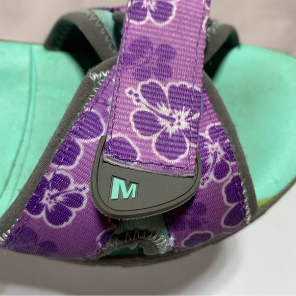 Merrell Womens Surf Strap Sandal 2.0 Floral purple Size US 6 meduim - Picture 6 of 12